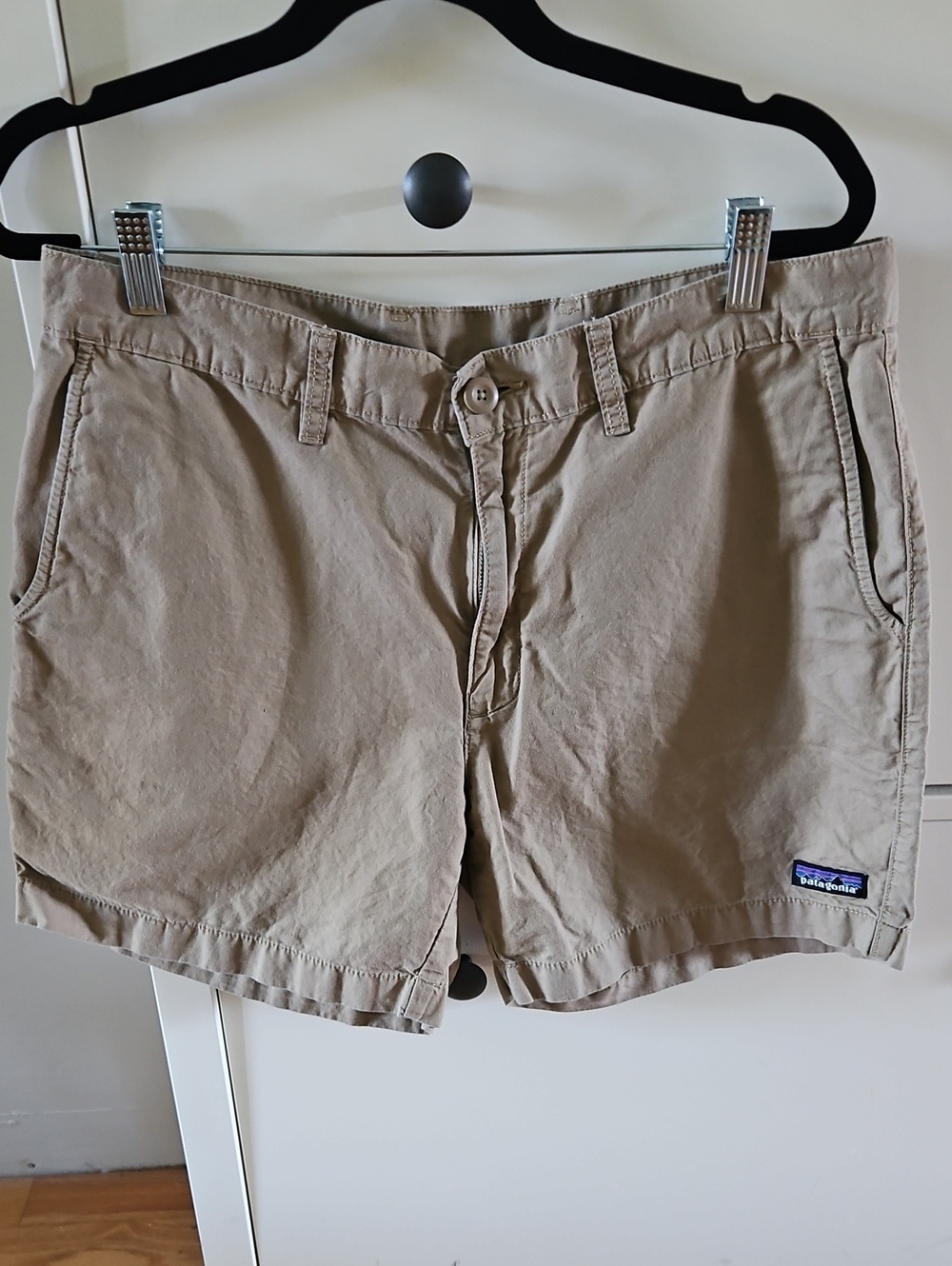 Patagonia Men’s Khaki Flat-Front Chino Shorts